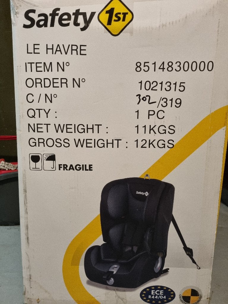 Autostoeltje 'Safety 1st Ever Fix'  zwart, Kinderen en Baby's, Autostoeltjes, 9 t/m 18 kg, Zo goed als nieuw, Isofix, Ophalen