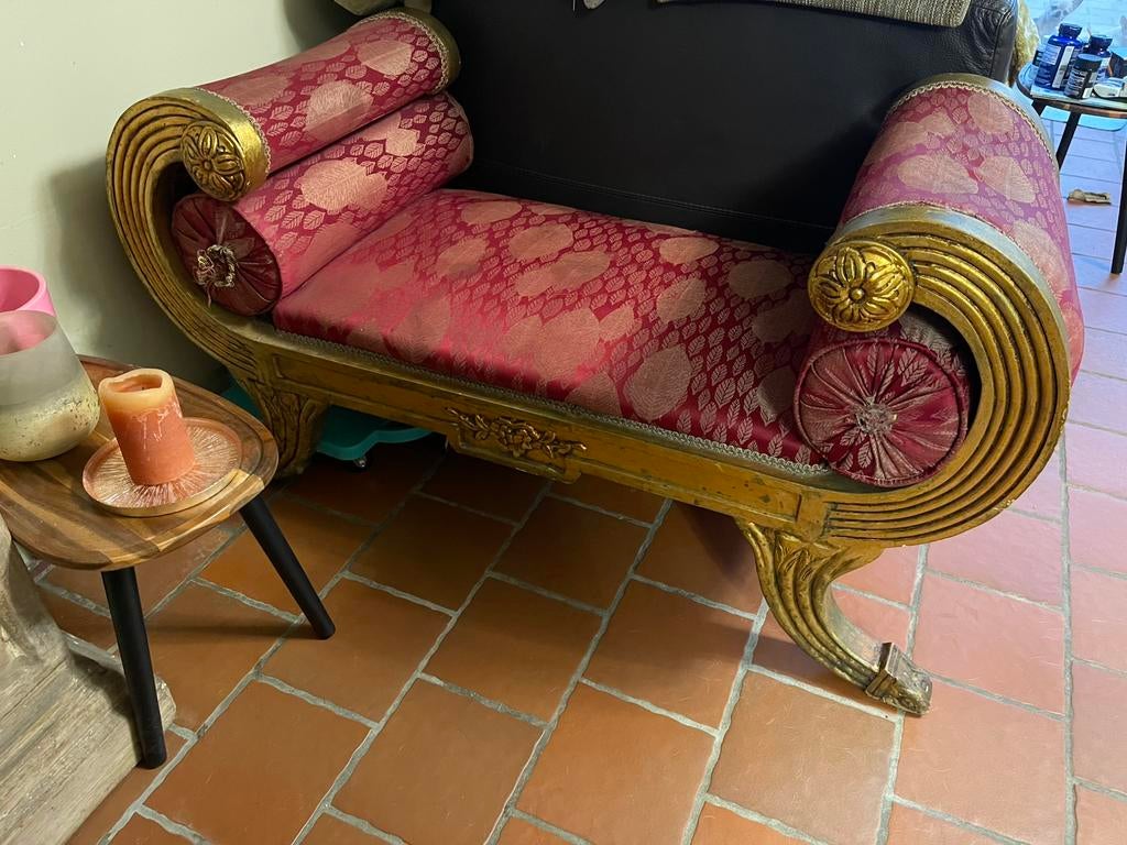 Canapé de style italien, Moins de 75 cm, Moins de 150 cm, Enlèvement, Utilisé