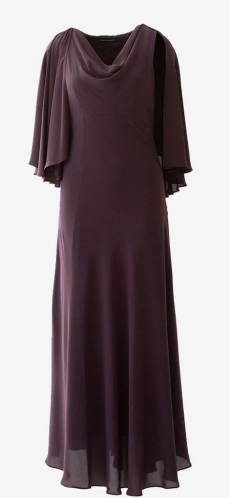 Bruine feestjurk DIANA GALLESI maat 46 collectie zomer 2026, Kleding | Dames, Ophalen, Maat 46/48 (XL) of groter