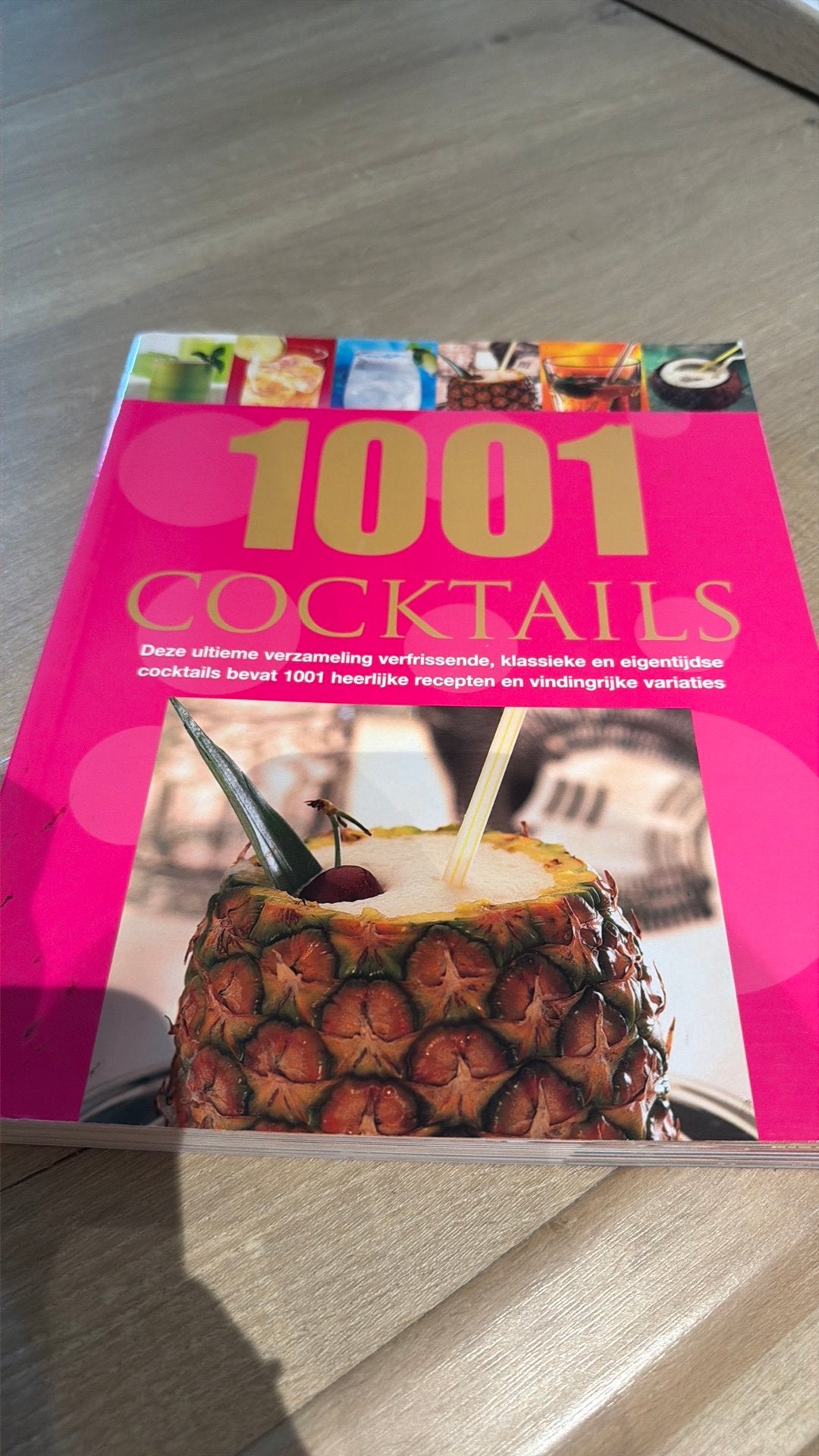 1001 cocktails, Boeken, Ophalen