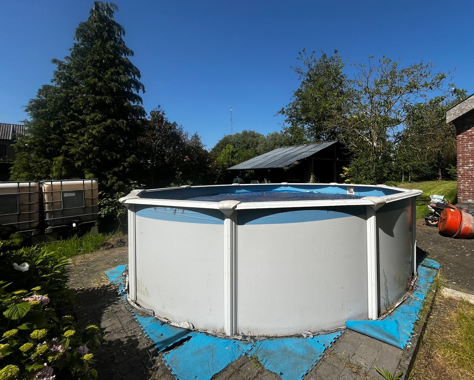 Interline zwembad 4m60x1m20, Jardin & Terrasse, Piscines, Enlèvement, Utilisé, Autres types