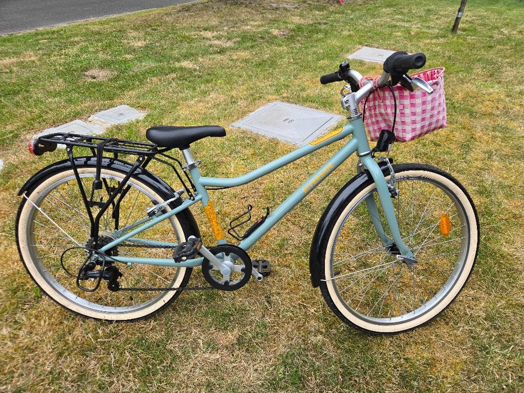 Meisjesfiets als nieuw, Vitesses, 24 pouces, Frein à tambour, Comme neuf