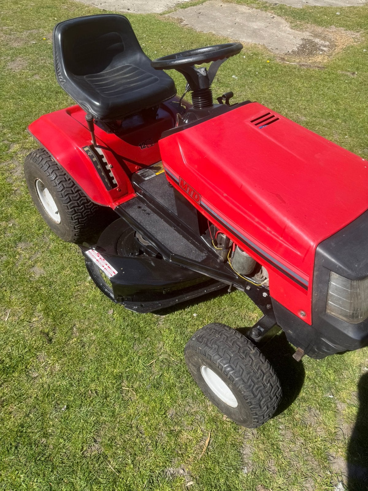 Zitmaaier, Tuin en Terras, Zitmaaiers, Ophalen, Gebruikt, Elektrische starter, 90 tot 120 cm