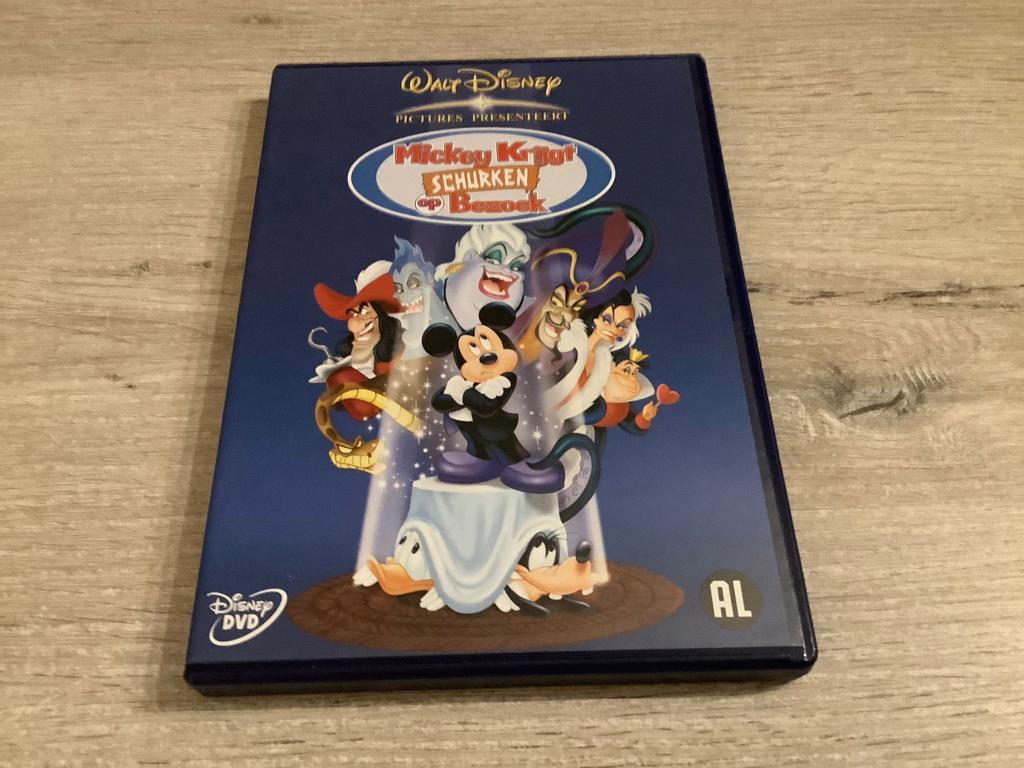 Walt Disney Mickey krijgt schurken op bezoek DVD (2002), Cd's en Dvd's, Europees, Tekenfilm, Alle leeftijden, Ophalen of Verzenden