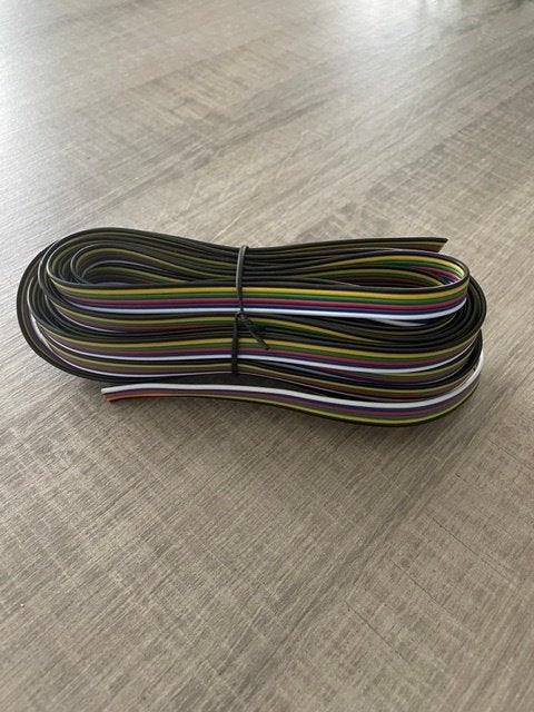 Losse RGBWW kabel 6-aderig 9 meter, Doe-het-zelf en Bouw, Ophalen of Verzenden, Nieuw, Kabel of Snoer