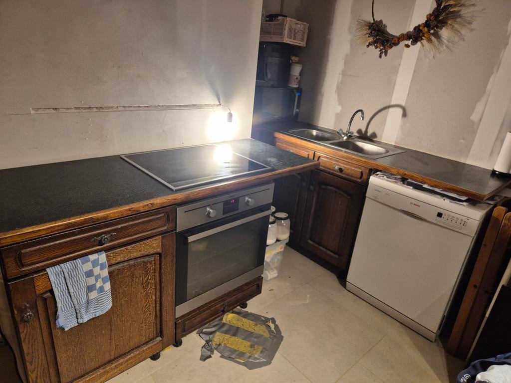 Mobiele (werf)keuken, Ophalen, Gebruikt, Hout