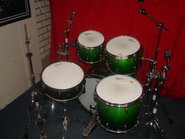Gebruikt: Pearl Masters Custom maple shell drumstel compleet, Muziek en Instrumenten, Drumstellen en Slagwerk, Ophalen, Gebruikt