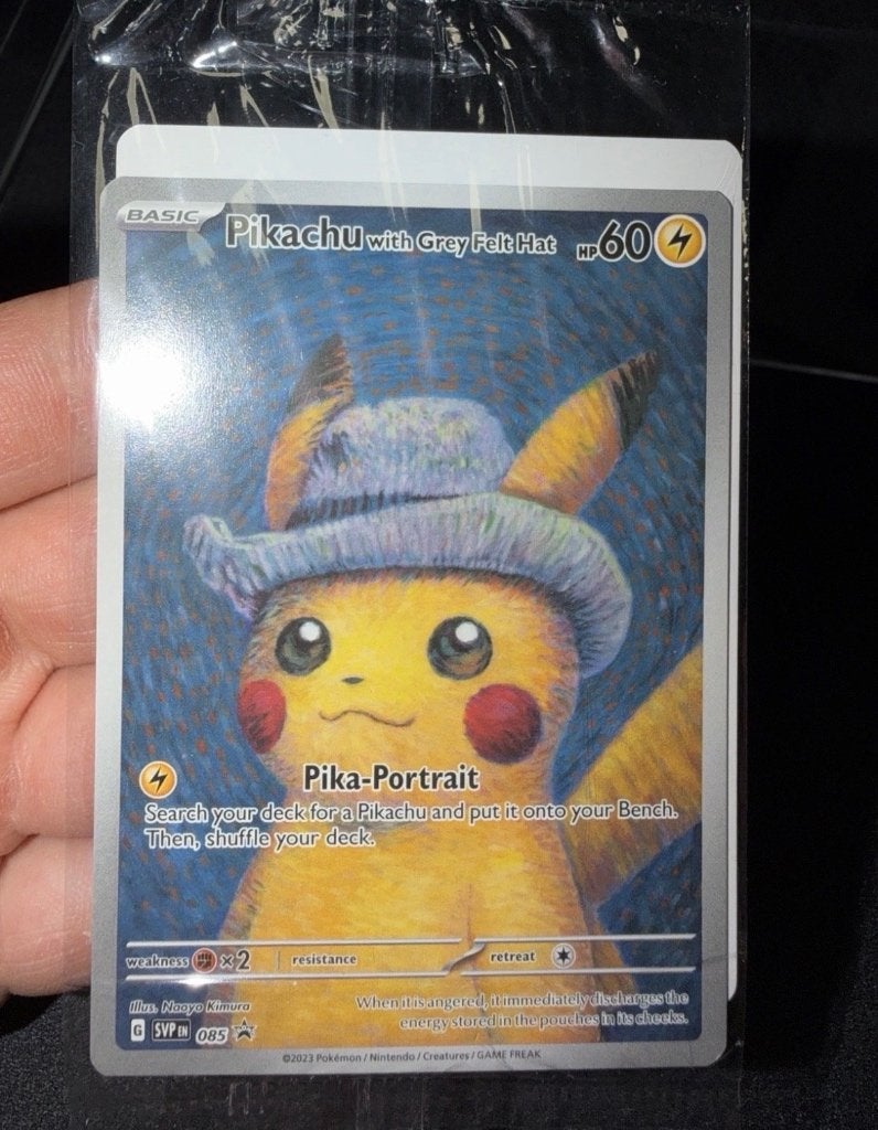 Sealed Pikachu Van Grey Felt – Pokémon Promo, Verzenden, Nieuw, Losse kaart