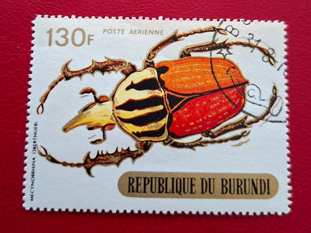Postzegel Burundi OBP PA 128, Ophalen of Verzenden, Gestempeld