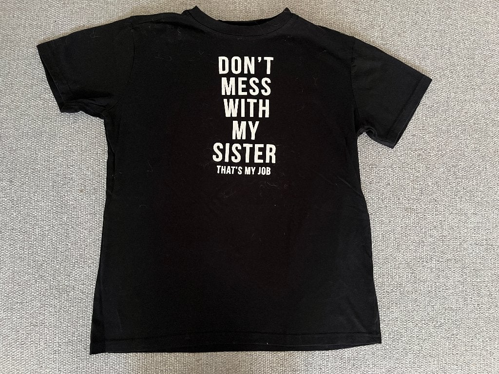 T-shirt grappige tekst maat 158/164, Enfants & Bébés, Vêtements enfant | Taille 158, Enlèvement ou Envoi, Comme neuf, Garçon, Chemise ou À manches longues