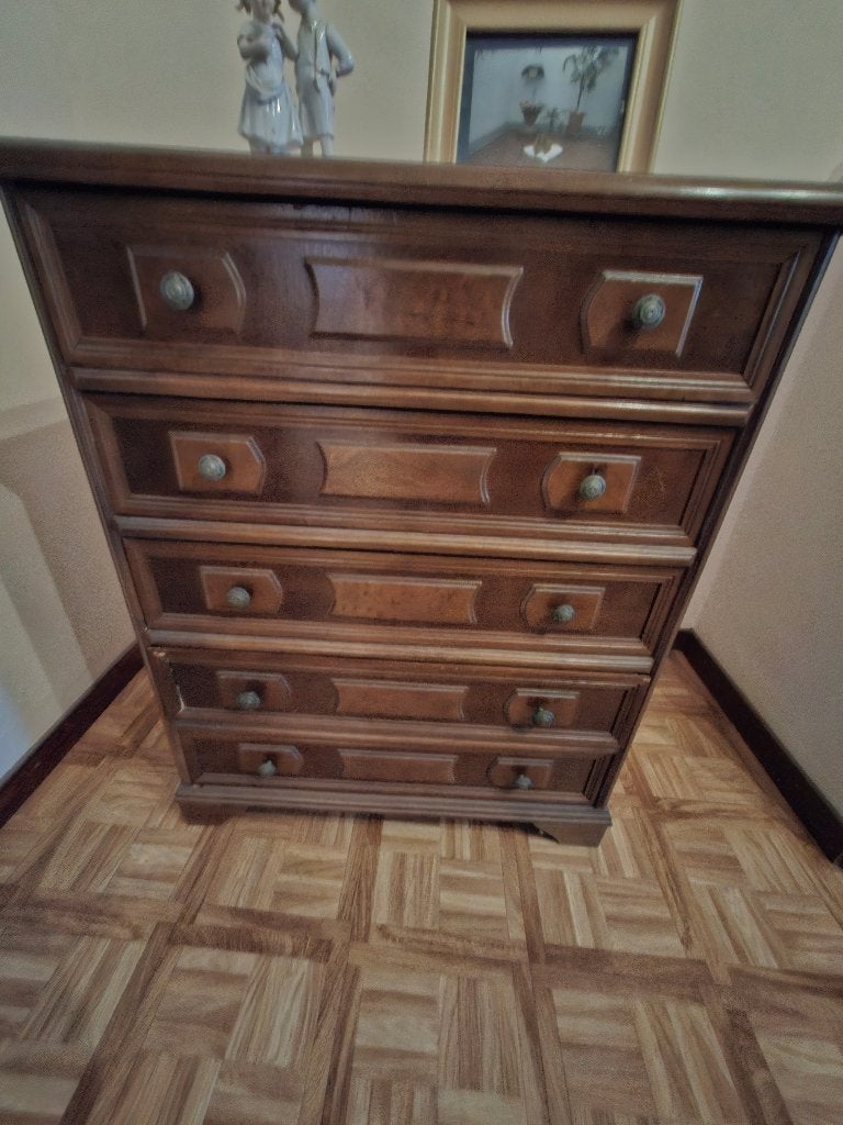 Houten ladenkast, Huis en Inrichting, Kasten | Ladekasten, Ophalen, Gebruikt, 200 cm of meer, 75 cm of meer