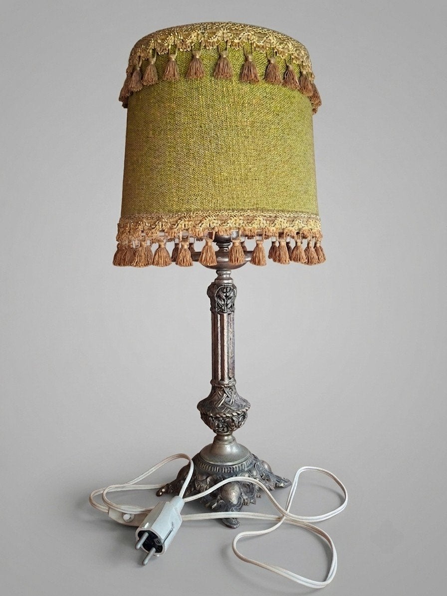 Klassieke/brocante schemerlamp, Ophalen, Schemerlamp