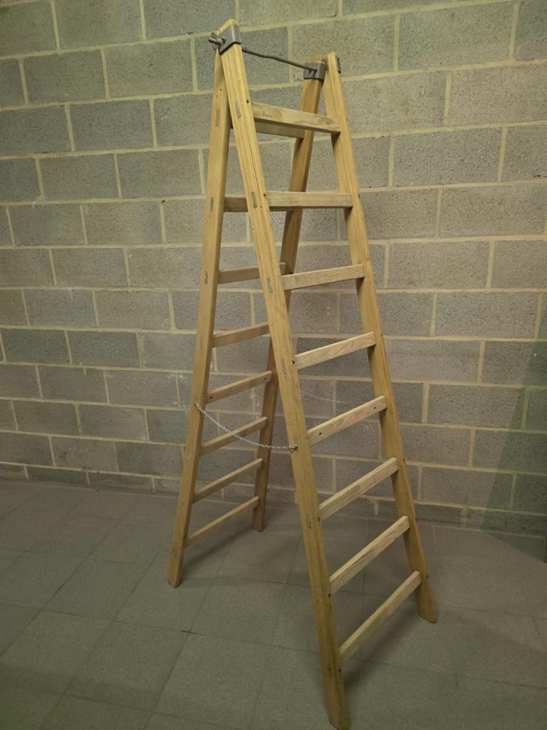 Prachtige houten ladder, Ophalen, Zo goed als nieuw, Ladder, Minder dan 2 meter