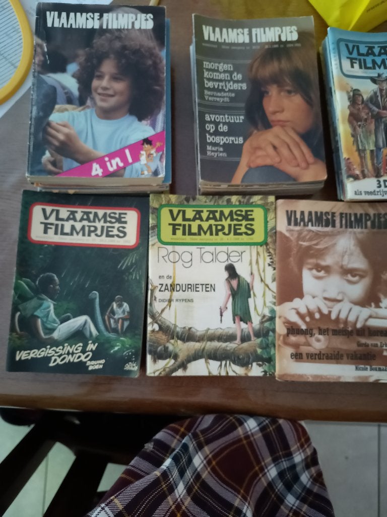 138 vlaamse filmpjes boekjes, Ophalen