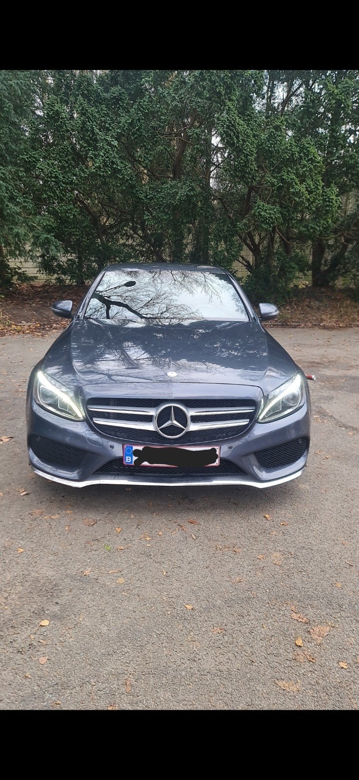 C klasse AMG Line. Klaar om in te schrijven., Automaat, 4 cilinders, Blauw, Leder