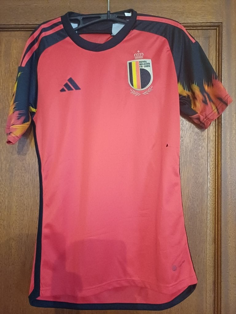 Belgium Home World Cup 2022 shirt - Maat XS, Maat S, Verzenden, Zo goed als nieuw, Shirt