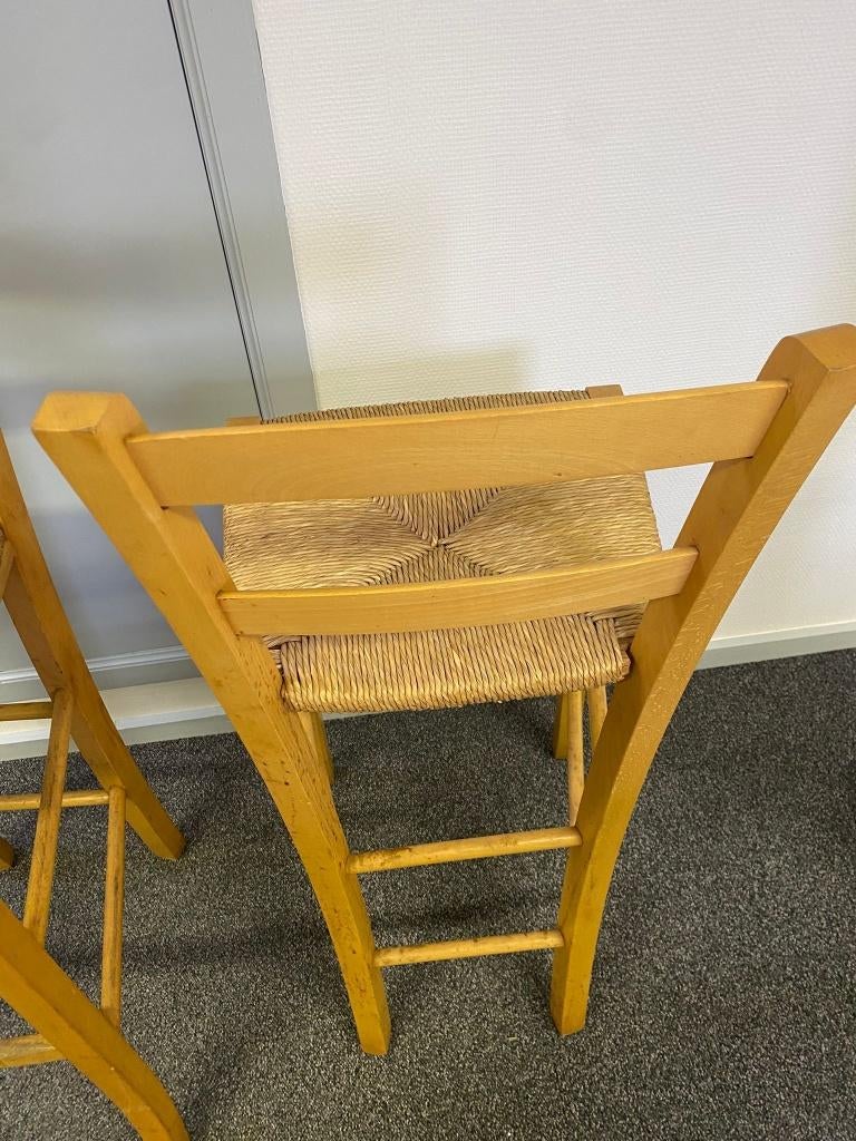 barkruk, Huis en Inrichting, 4 krukken, Ophalen, Gebruikt, Hout