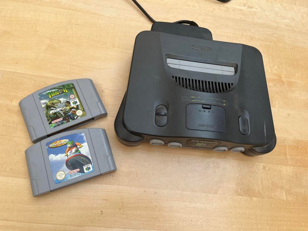 Nintendo 64, Enlèvement, Utilisé, Avec 2 manettes, Avec jeux