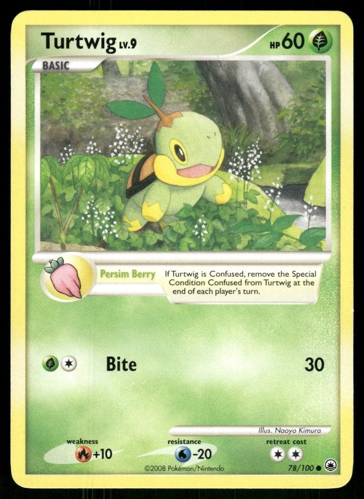 Turtwig 78/100 - Majestic Dawn, Envoi, Utilisé