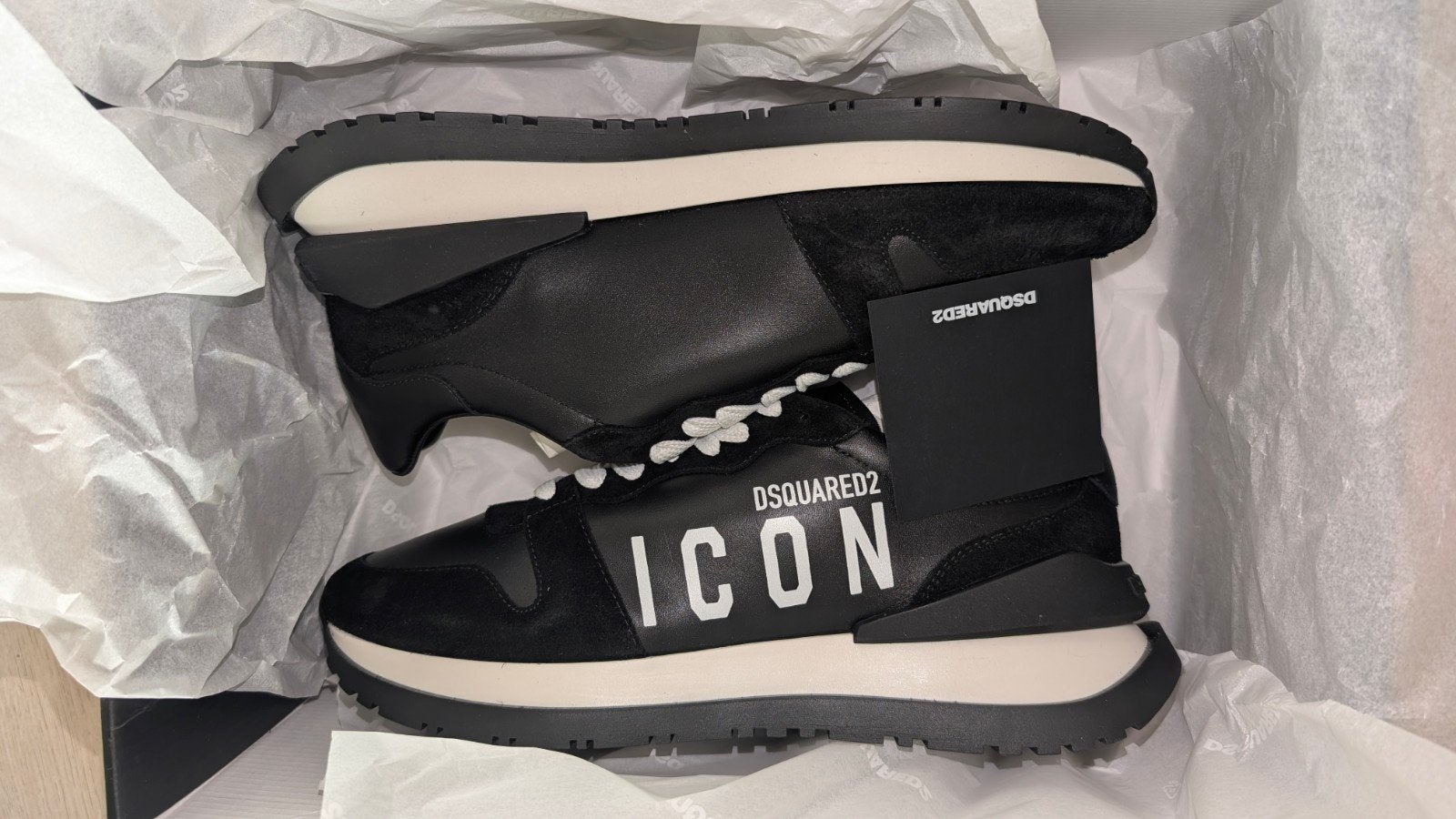 Espadrilles Dsquared ICONE, Neuf, Baskets, Noir, Dsquared2