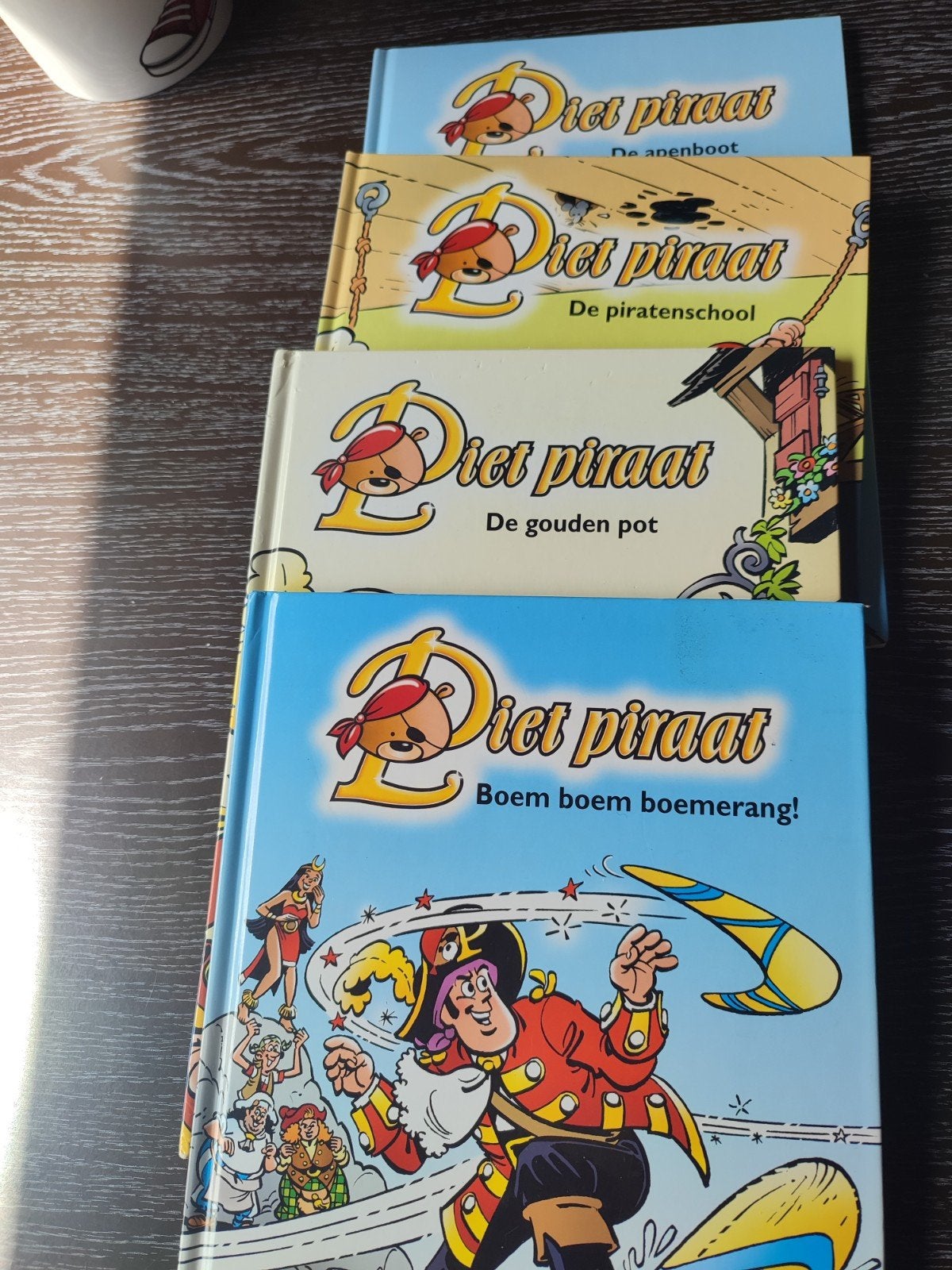 Boekjes Piet Piraat, Boeken, Ophalen