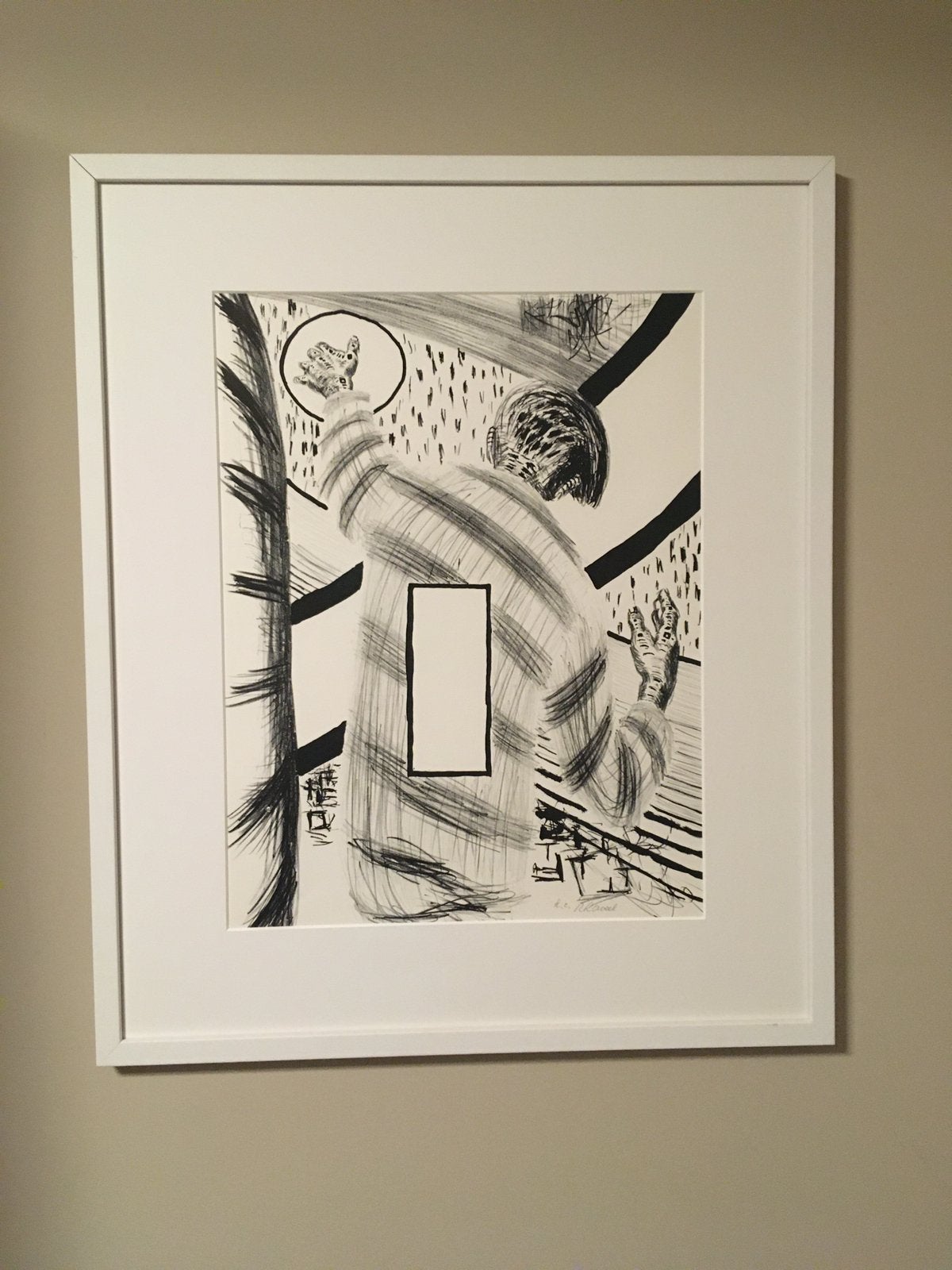 Roger Raveel lithografie magie, Genummerd, Ophalen, Lithografie