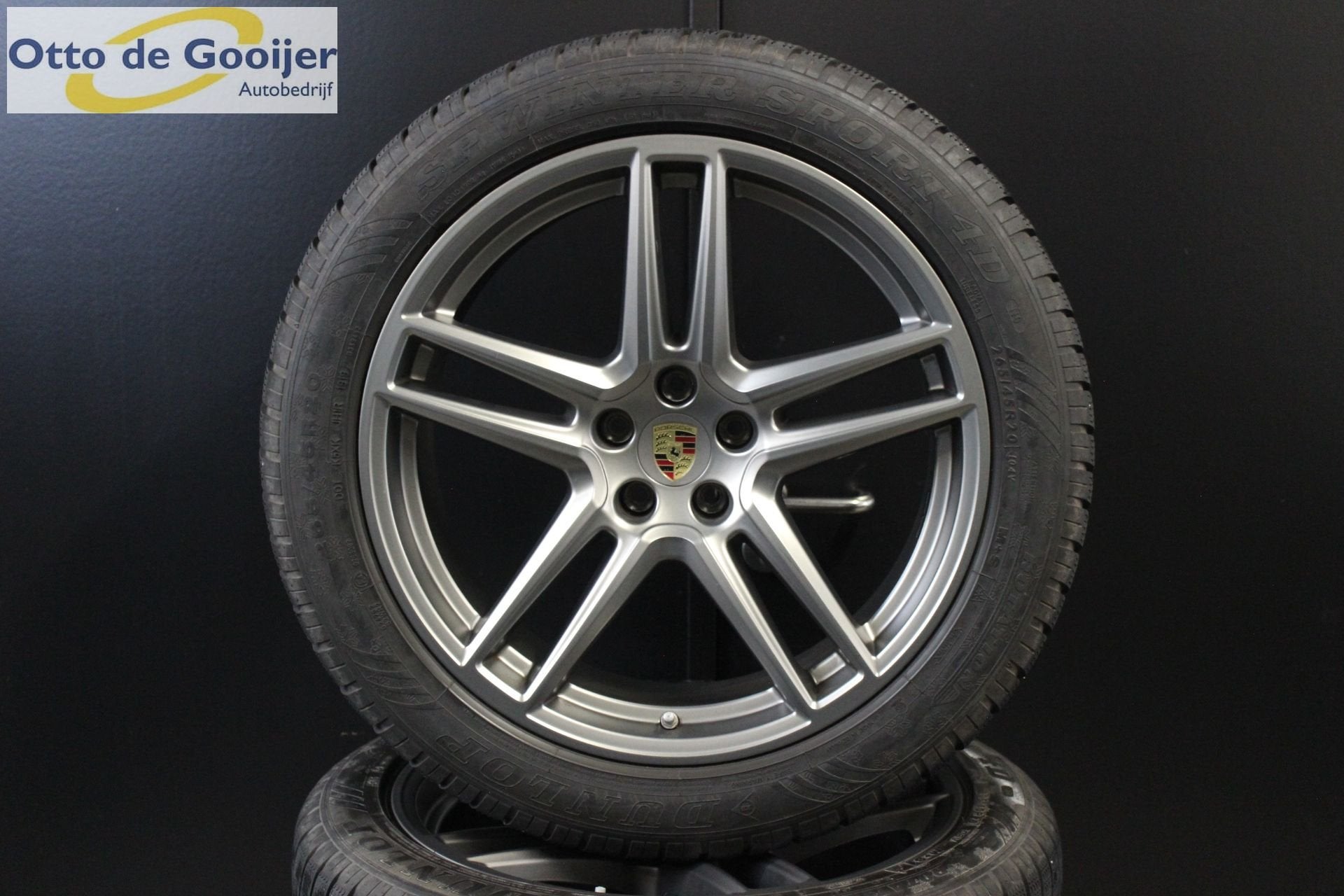 Originele Porsche Macan Velgen 20 Inch Winterbanden Dunlop, Autos : Pièces & Accessoires, Pneus et Jantes, Pneus hiver, -, -