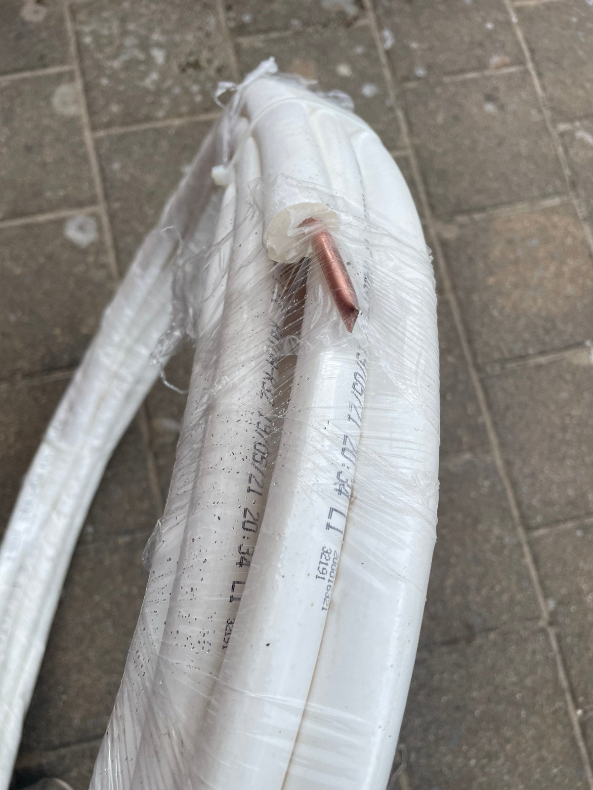 Tuyau de refroidissement en cuivre monoisolé 1/4 (14,3 m), Enlèvement ou Envoi, Neuf