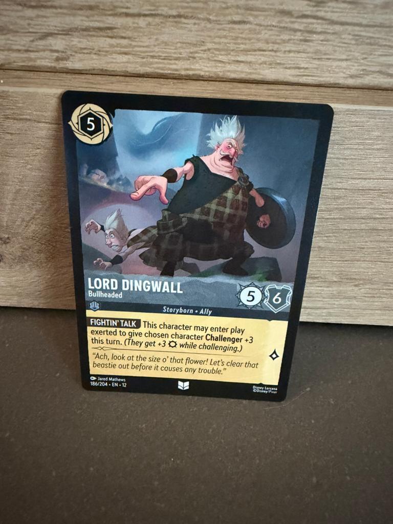 Disney Lorcana – Lord Dingwall Bullheaded (Uncommon), Hobby en Vrije tijd, Ophalen of Verzenden, Zo goed als nieuw, Booster