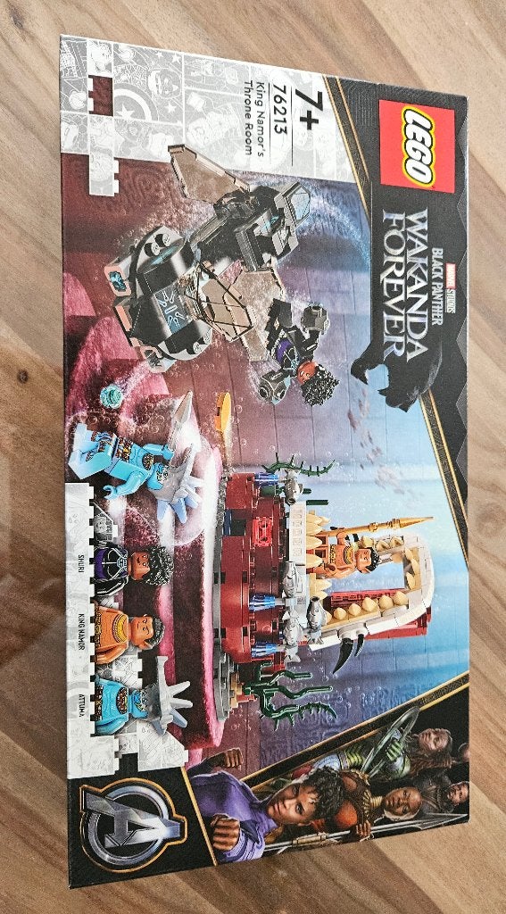 76213 LEGO Black Panther King Namor's Throne Room, Ophalen of Verzenden, Nieuw, Lego