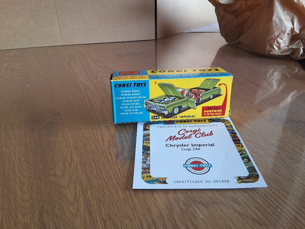 chrysler imperial corgi 246, Ophalen of Verzenden, Nieuw, Auto, Corgi