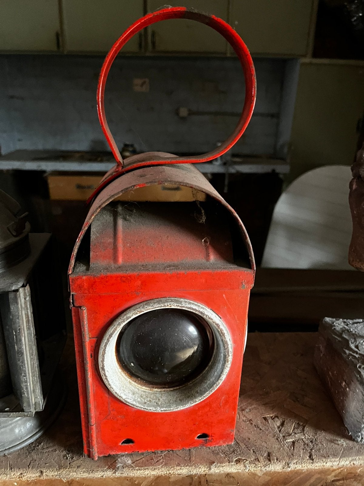 Spoorweg lamp, Ophalen, Gebruikt