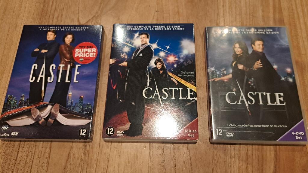 Te koop: DVD-pakket uit mijn collectie – Castle, Alle leeftijden, Ophalen, Zo goed als nieuw, Actie en Avontuur