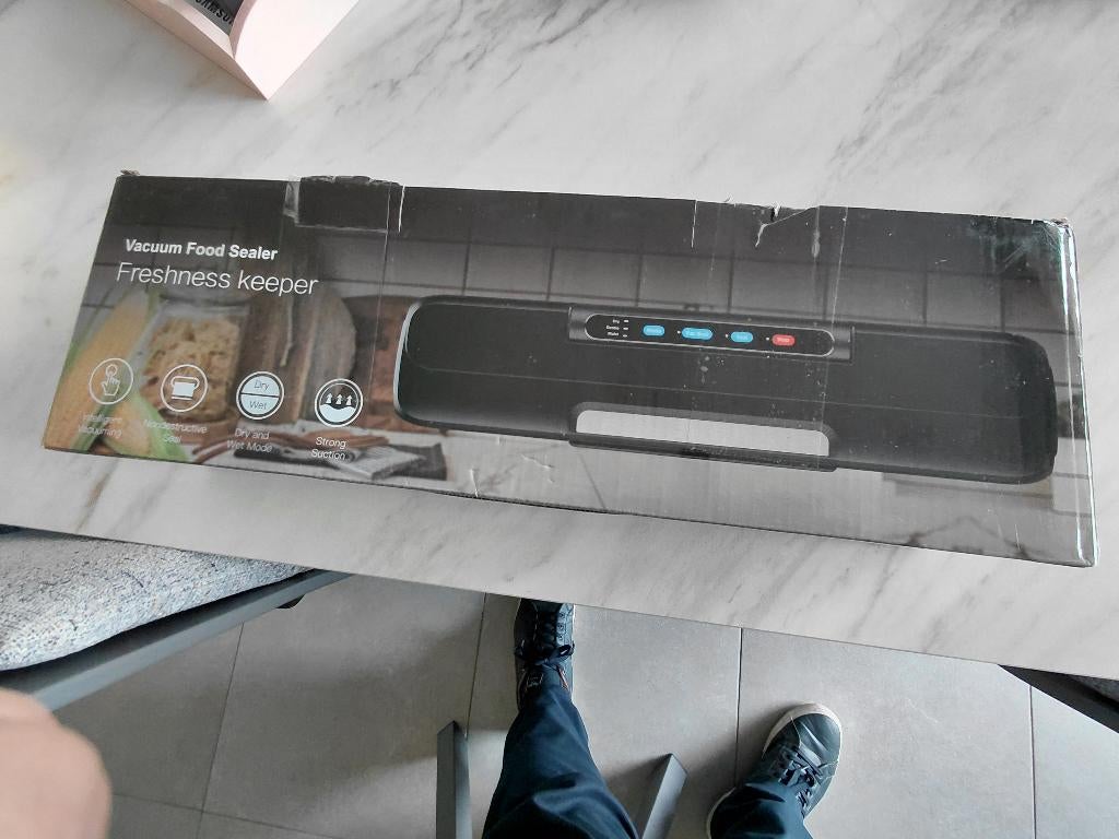 Vacuum food sealer, Ophalen, Overige typen, Nieuw, Zwart