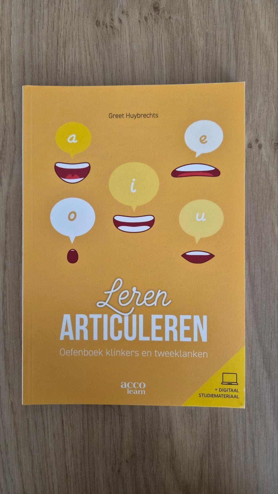 Leren articuleren, logopedie 1e hoger, Nieuwe staat!, Boeken, Ophalen of Verzenden, Nieuw, Hoger Onderwijs, Greet Huybrechts