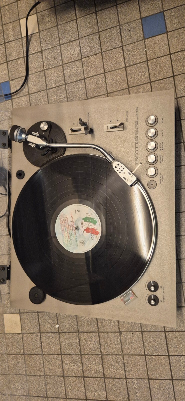 Platine vinyle vintage Scott PS-97XV – Direct Drive & Quartz, TV, Hi-fi & Vidéo, Enlèvement, Automatique