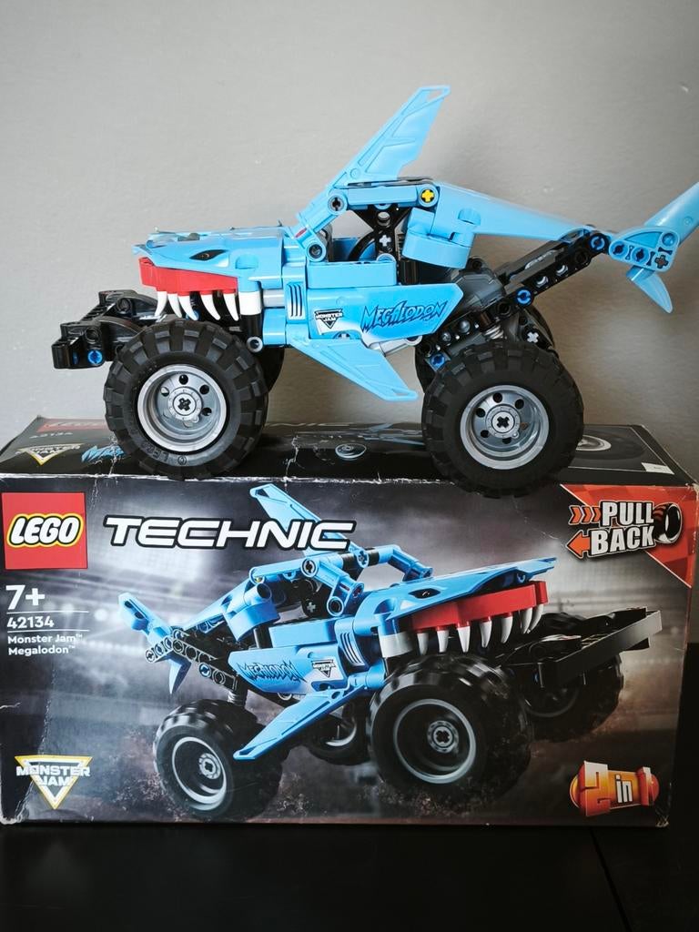 Lego technic 42134 - Monster Jam Megalodon, Ophalen of Verzenden, Gebruikt, Complete set, Lego