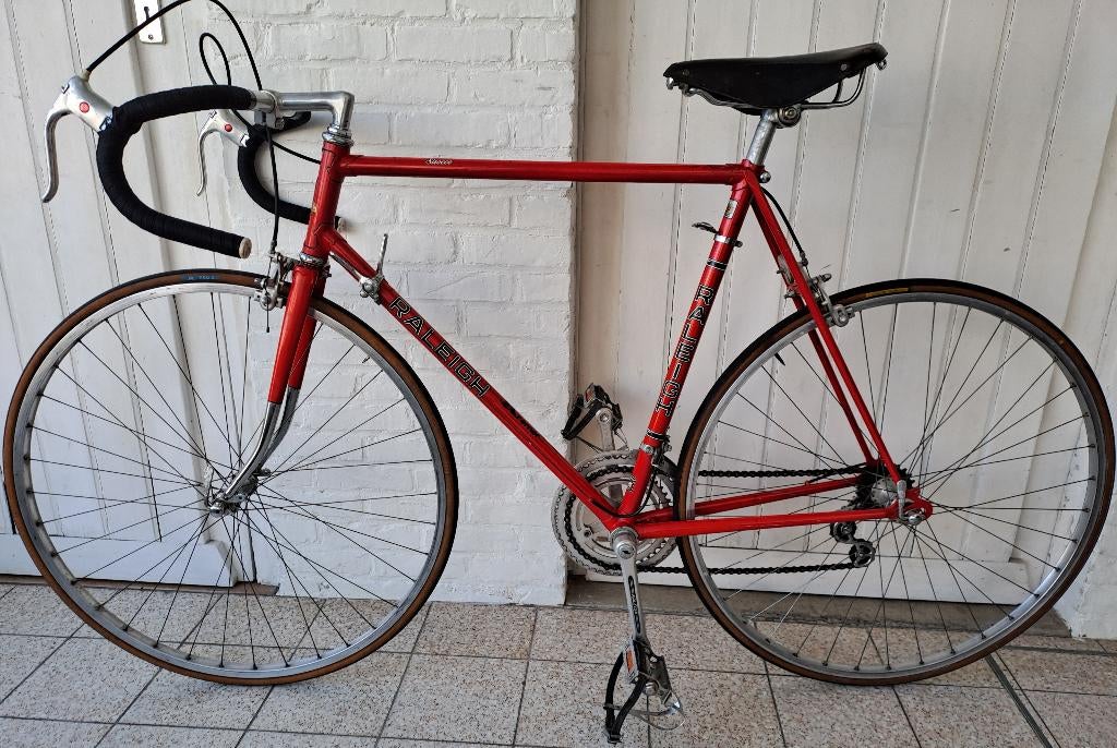 Retro koersfiets Raleigh Sirocco, Fietsen en Brommers, 55 tot 59 cm, Ophalen, Velgrem, Jaren '60 of nieuwer