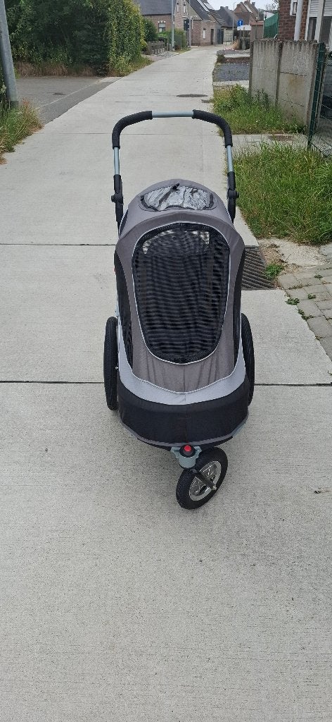 Hondekar aan de fiets, Remorque pour chien, 60 à 80 kg, Pliable, Enlèvement