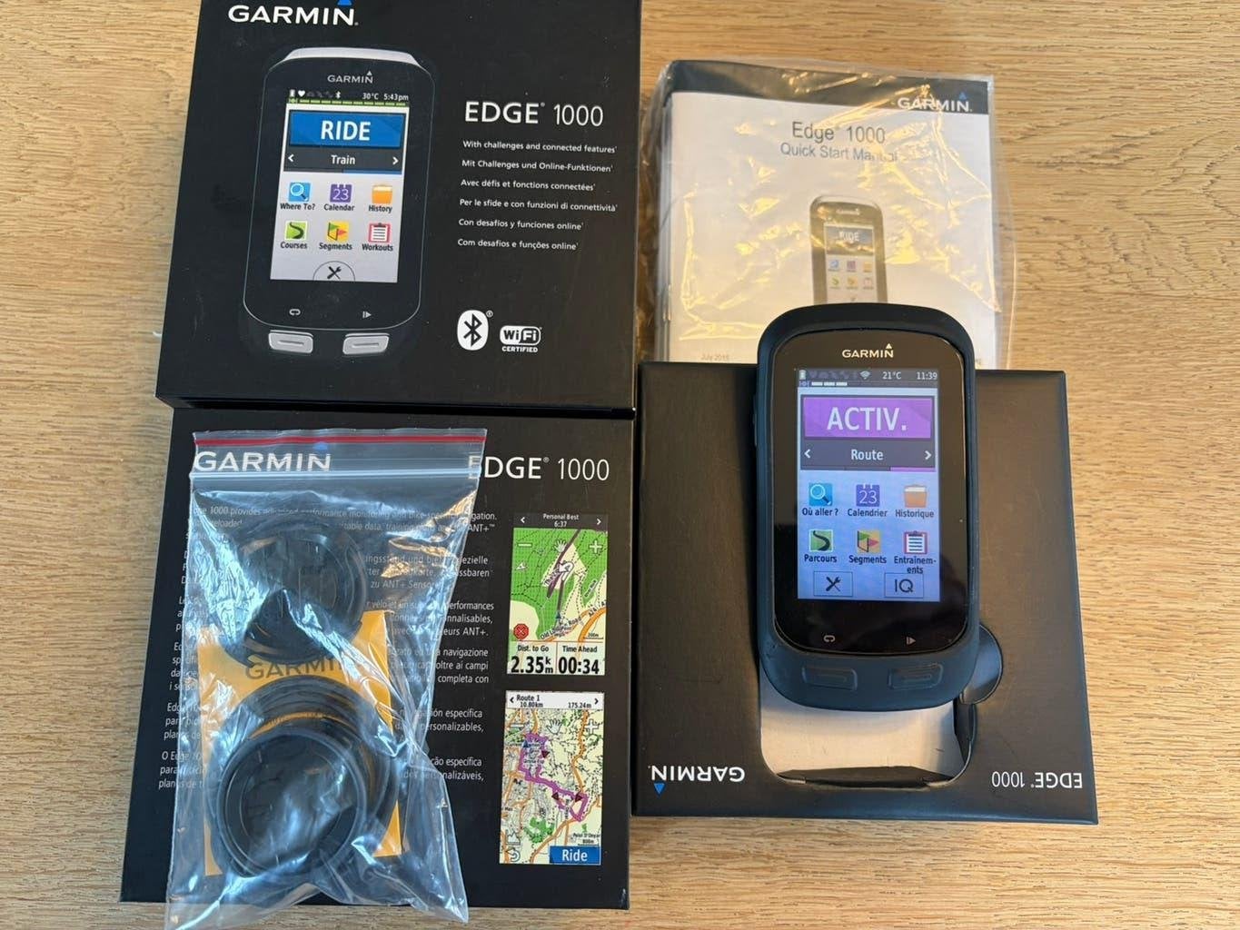 Garmin Edge 1000 en parfait état de fonctionnement ! In box, Enlèvement ou Envoi, Comme neuf