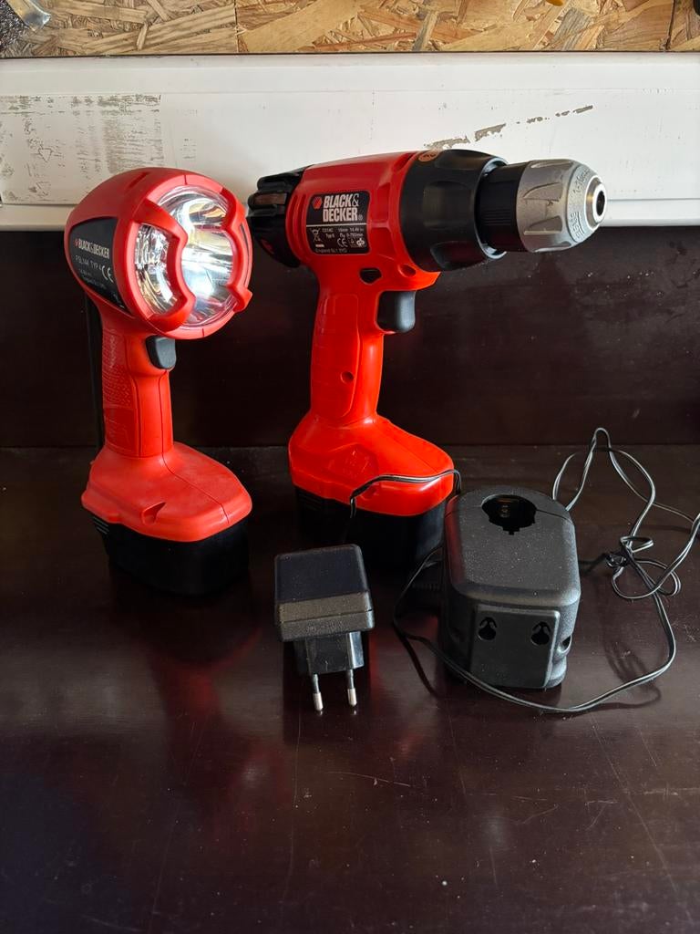 Black&Decker schroevendraaier, Ophalen of Verzenden, Zo goed als nieuw