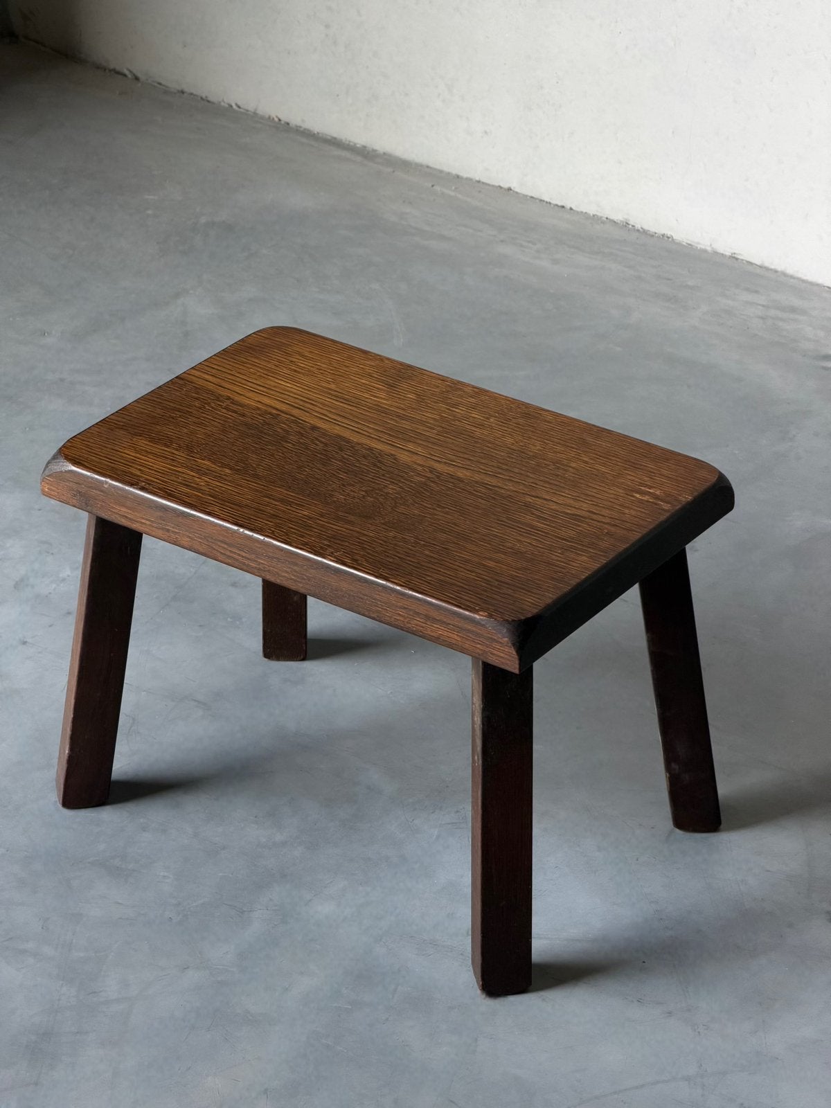 Vintage houten bijzettafel, Ophalen, Zo goed als nieuw, Hout