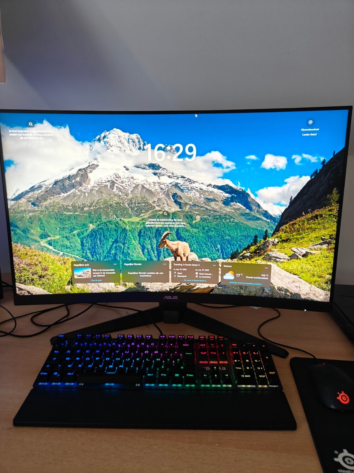 Asus TUF VG328H1B Curved 32", Computers en Software, Ophalen