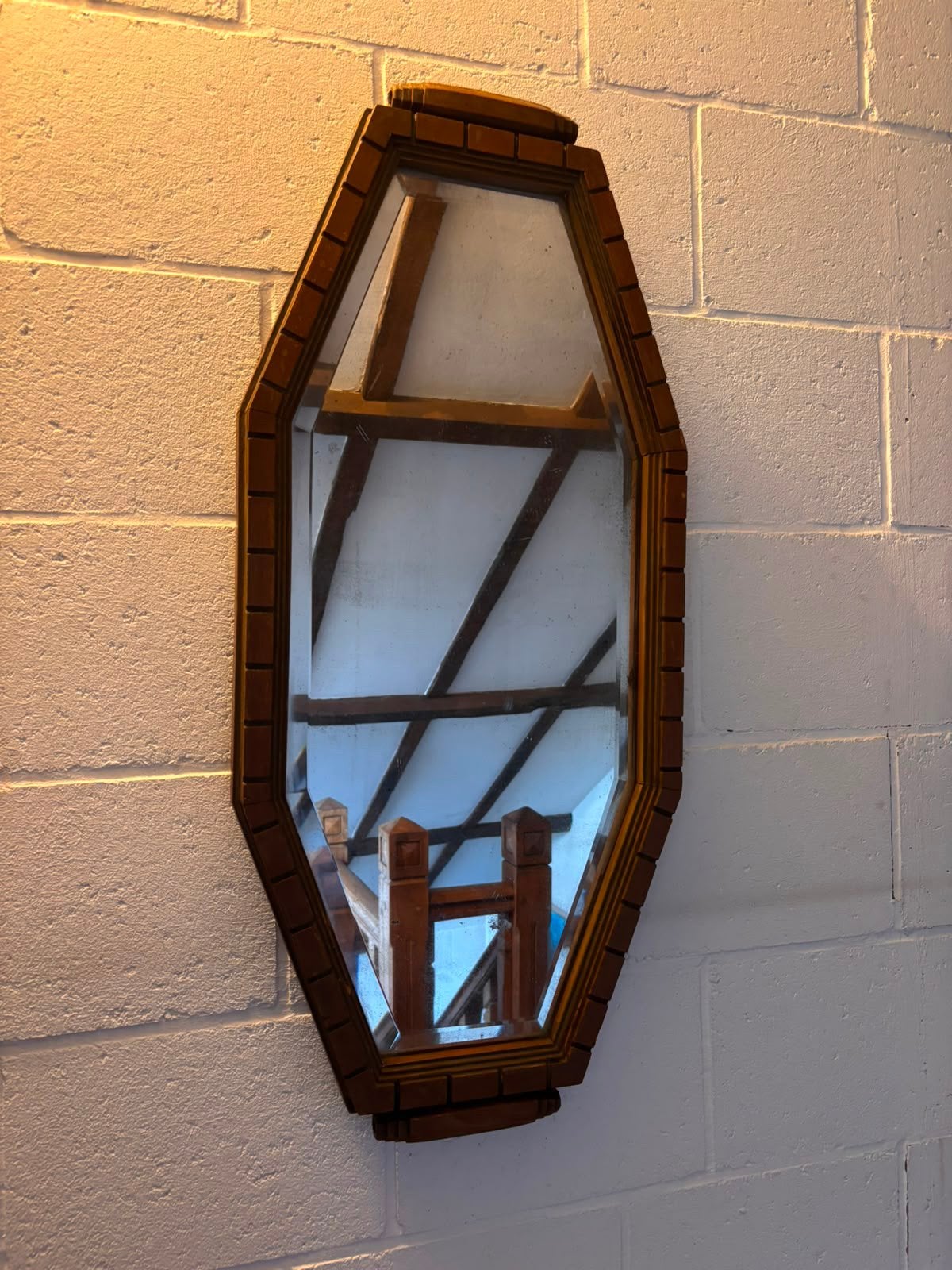 Miroir de cercueil art déco de style Amsterdam, Enlèvement