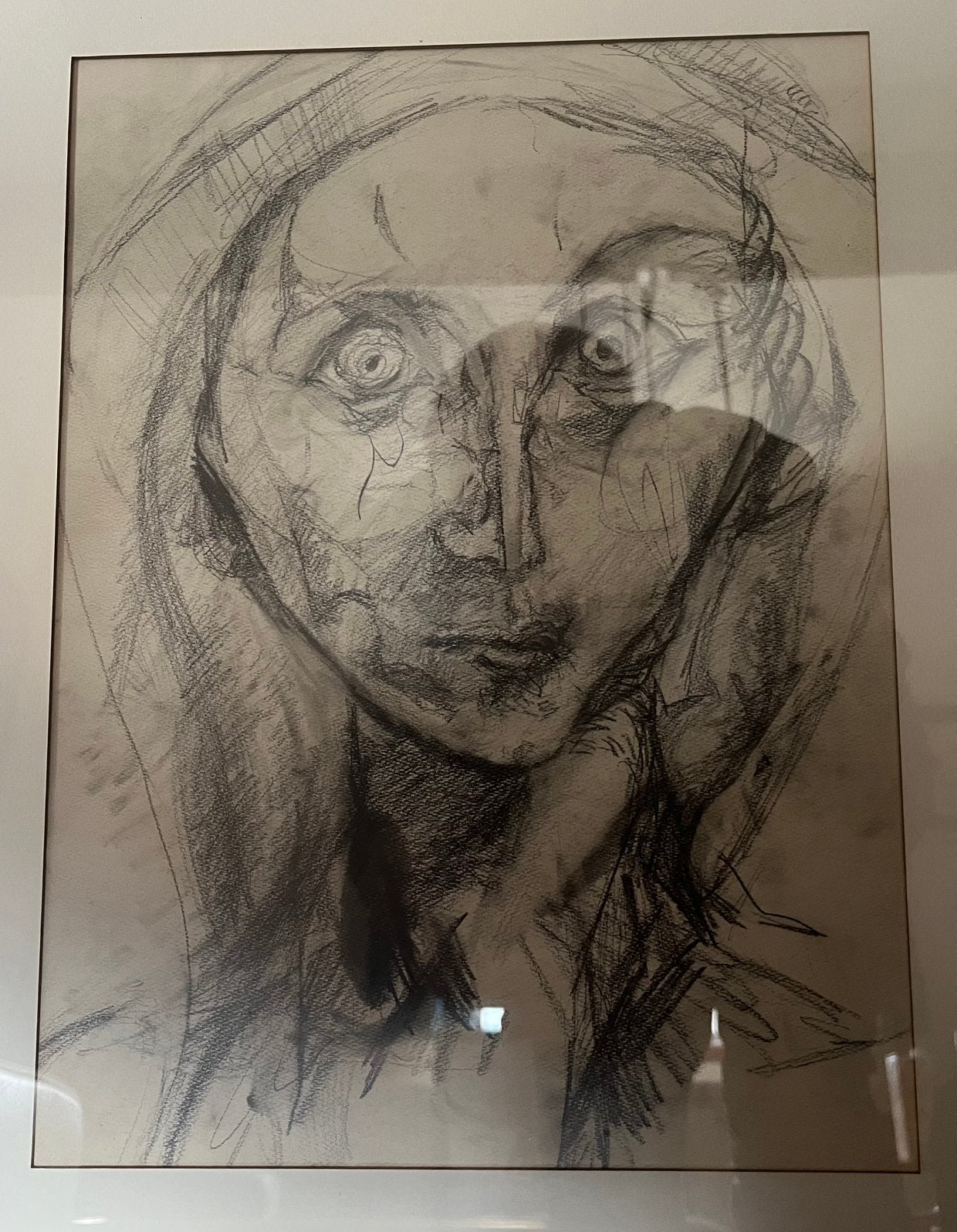 Dessin original encadré d Emile Alexandre, Antiek en Kunst, Kunst | Schilderijen | Modern, Ophalen of Verzenden