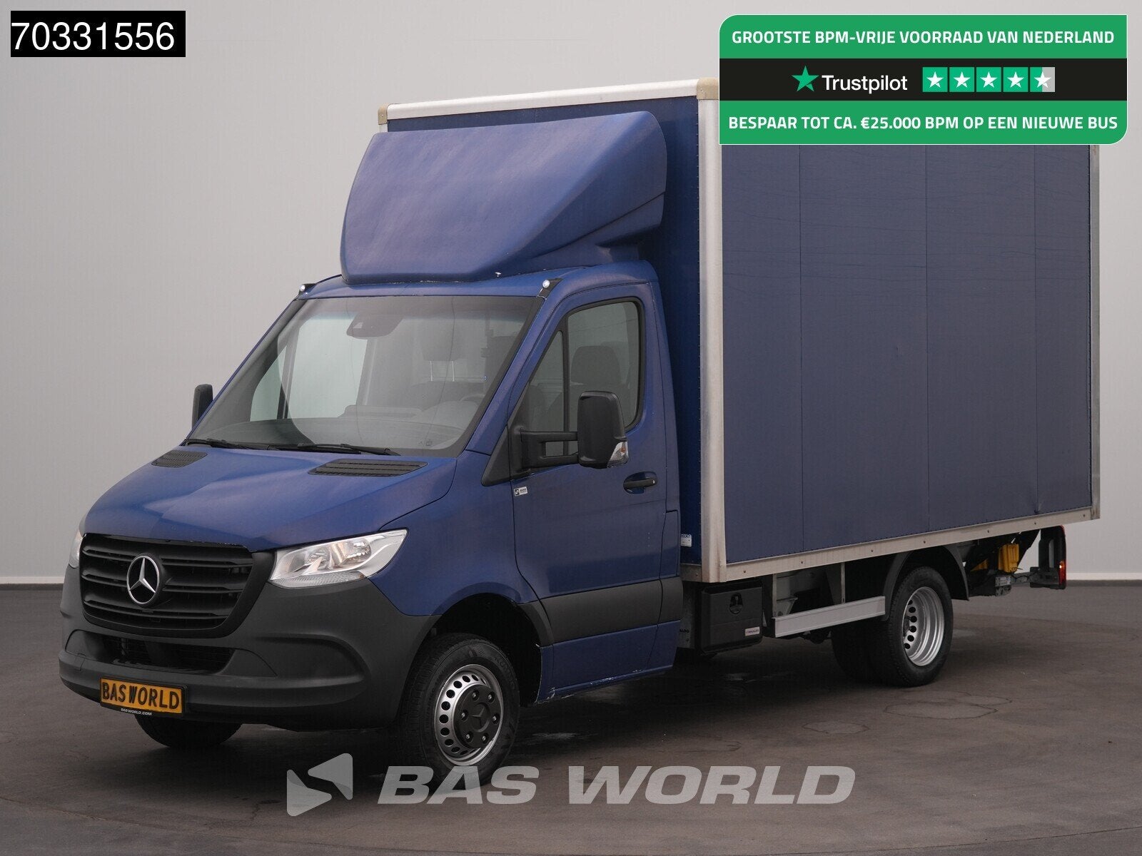 Mercedes Sprinter 515 CDI Dubbellucht Laadklep Bakwagen Zijd, Entreprise, Boîte manuelle, Mercedes-Benz, Diesel
