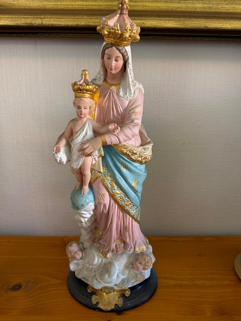 Madonna met kind 2 stuks, Antiek en Kunst, Ophalen