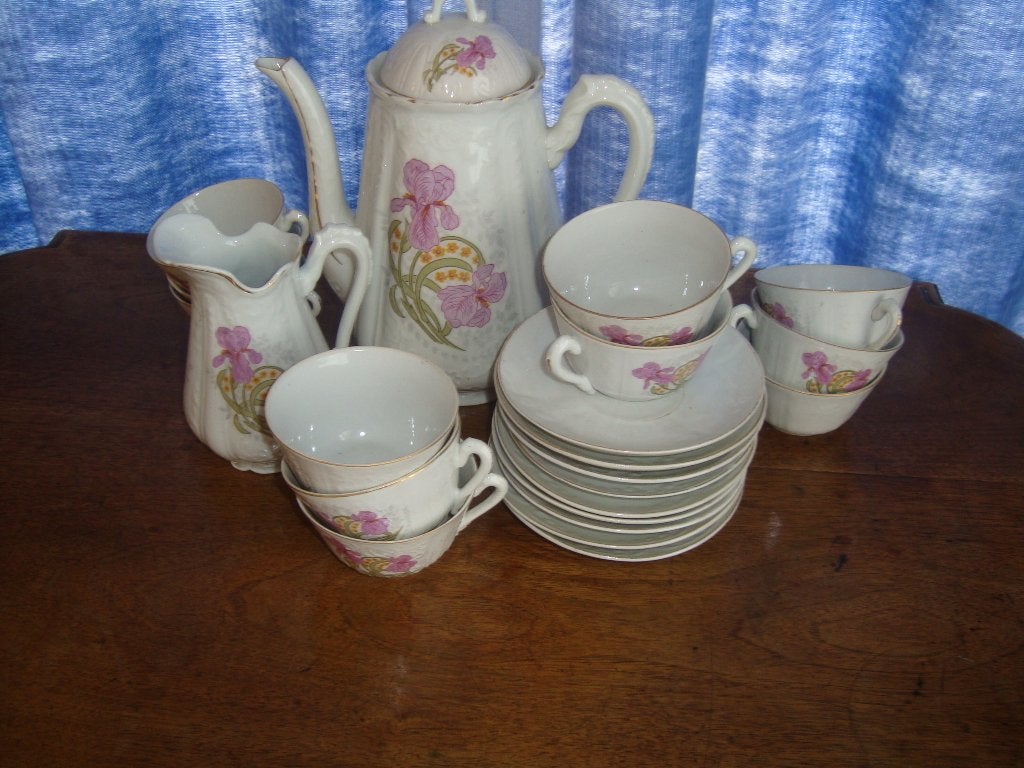 Art Nouveau koffieservies., Ophalen