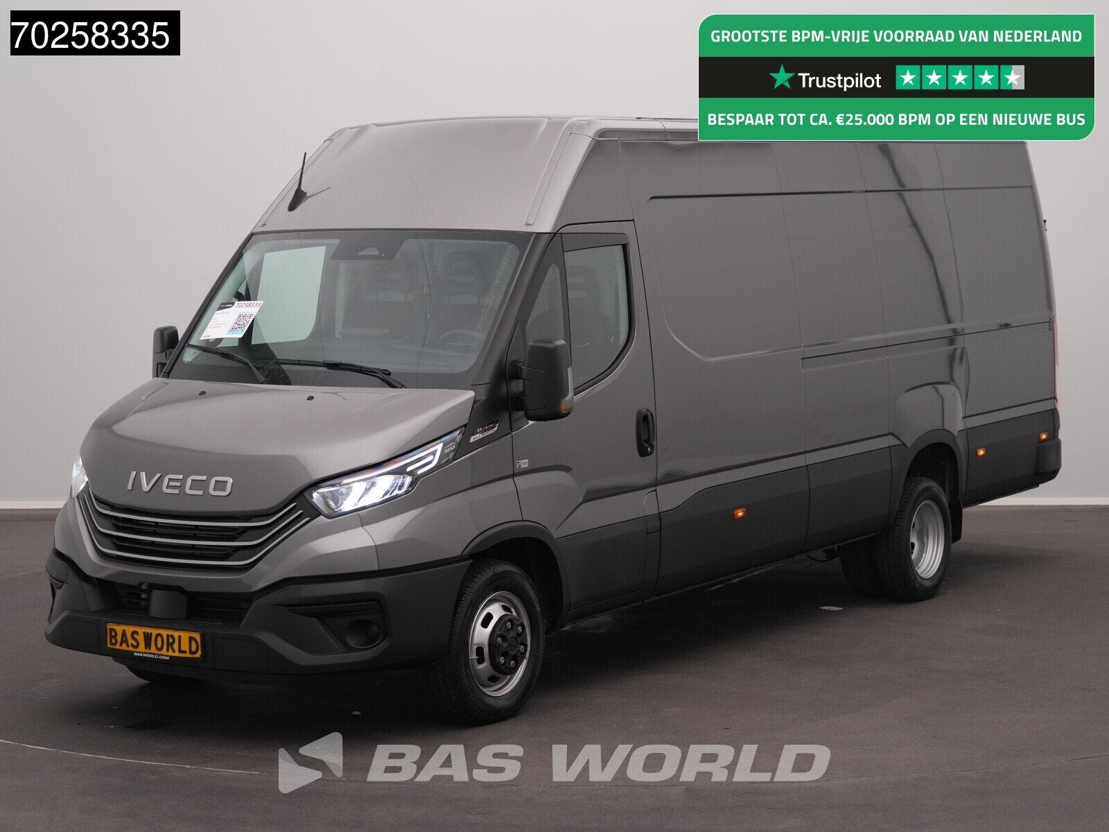 Iveco Daily 35C21 BPM VRIJ! 3.0L Automaat 210PK L3H2 2025-Mo, Neuf, Argent ou Gris, Achat, Euro 6