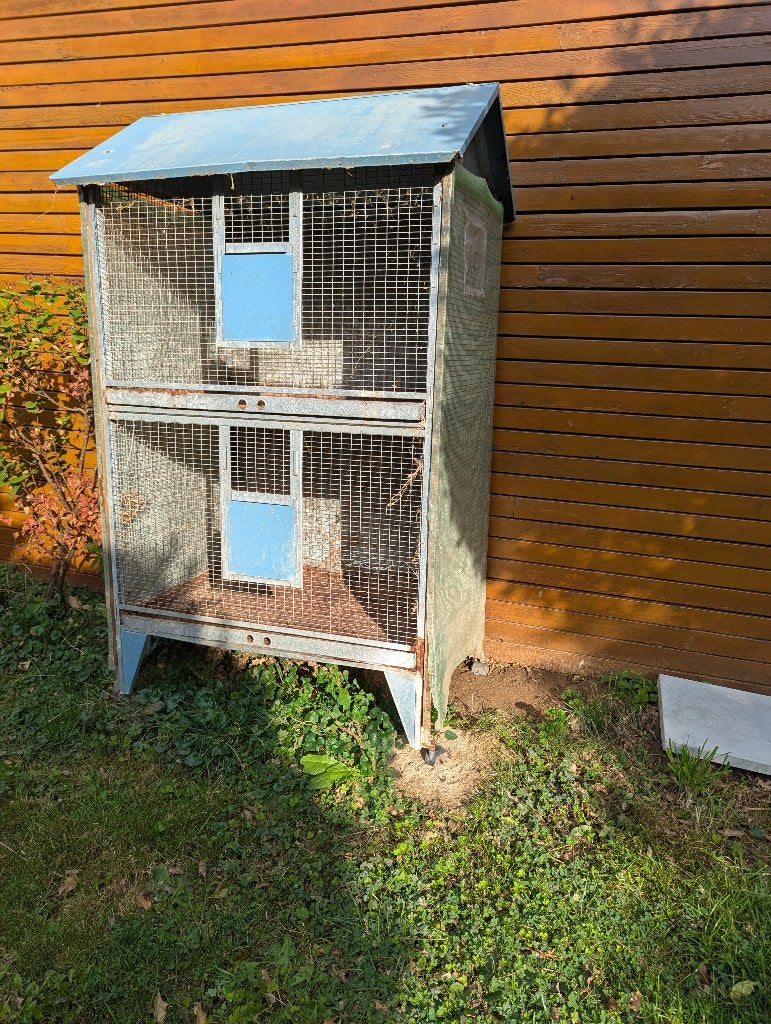 Cage, Enlèvement, Utilisé, Métal, Cage à oiseaux